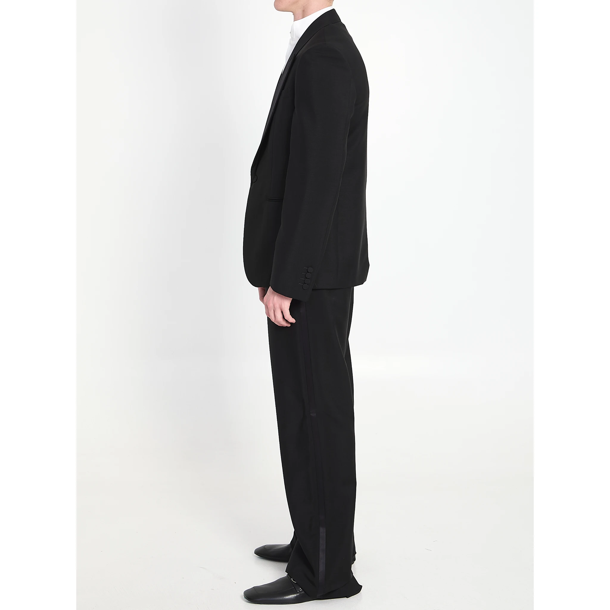 Fine mohair wool fabric suit