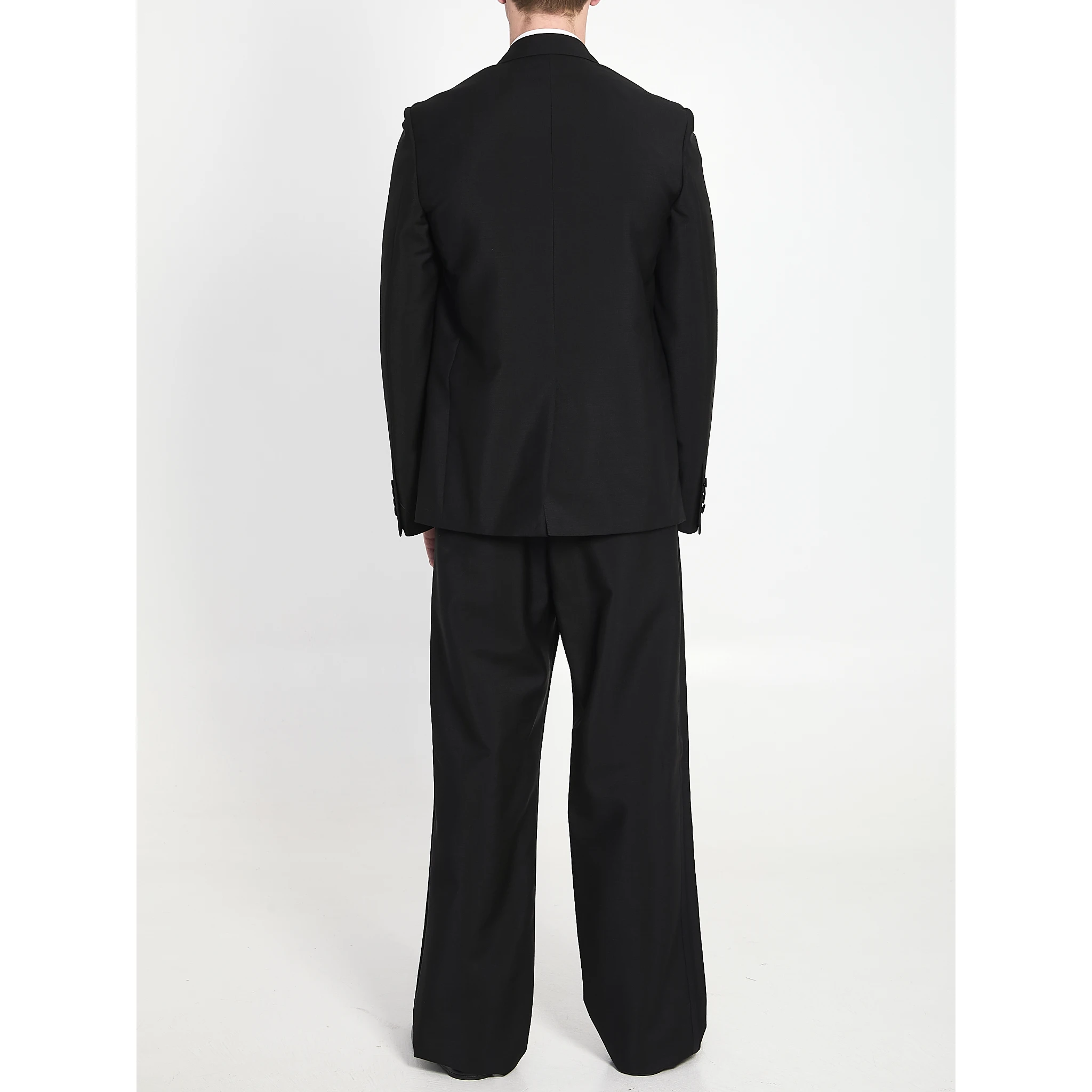 Fine mohair wool fabric suit