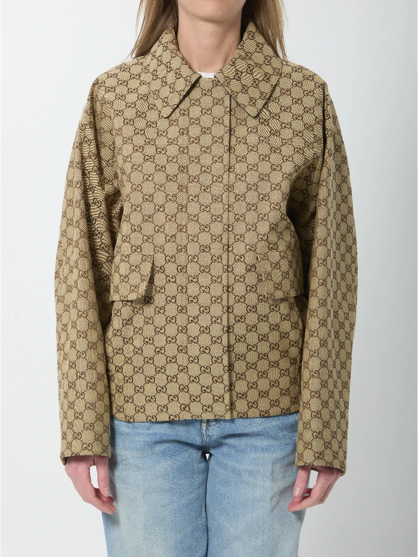 GG fabric bomber jacket