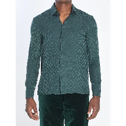 GG silk jacquard shirt