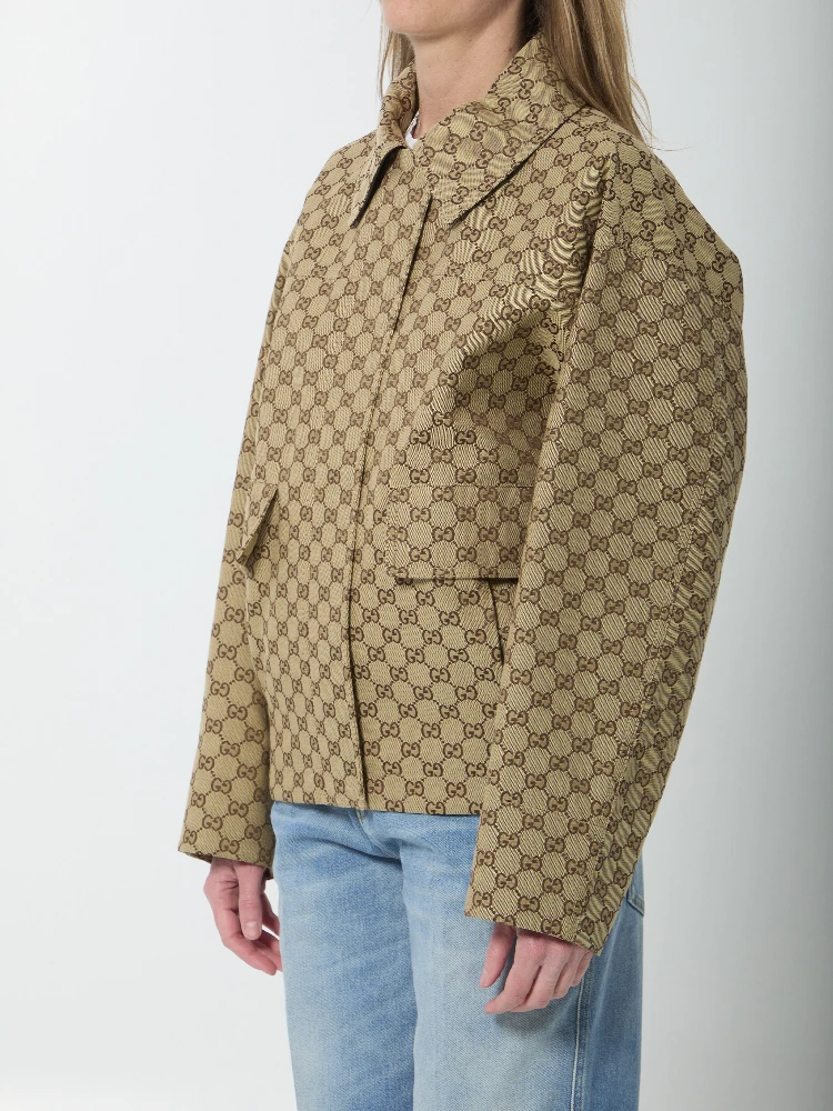 GG fabric bomber jacket alternative