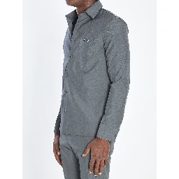 Shirt in technical fabric with Horsebit