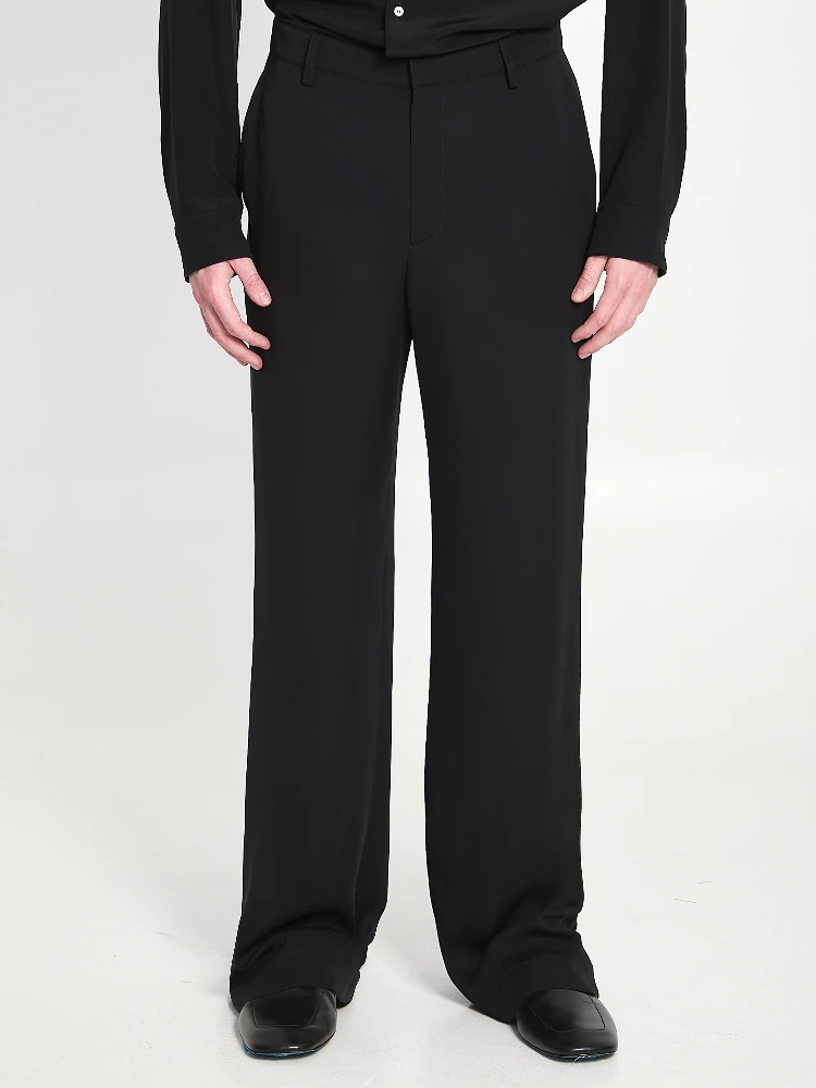 Silk georgette pants