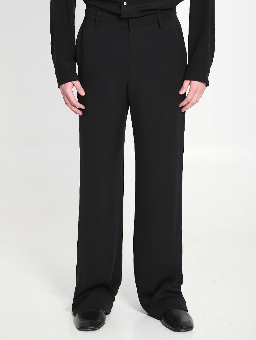 Silk georgette pants