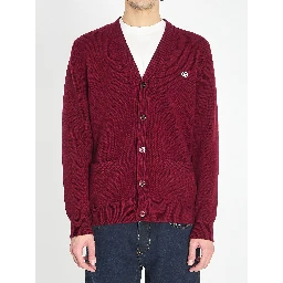 Cardigan in wool and cashmere