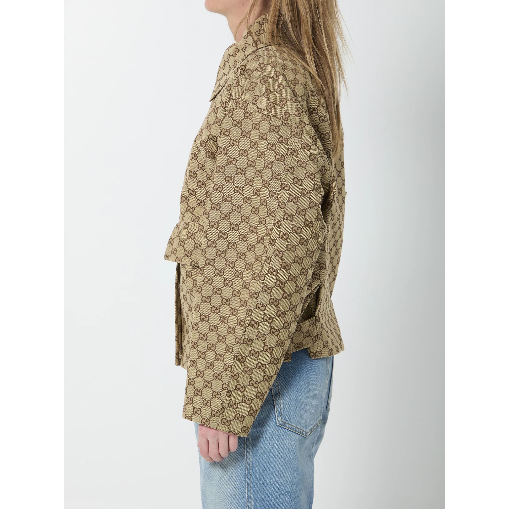 GG fabric bomber jacket