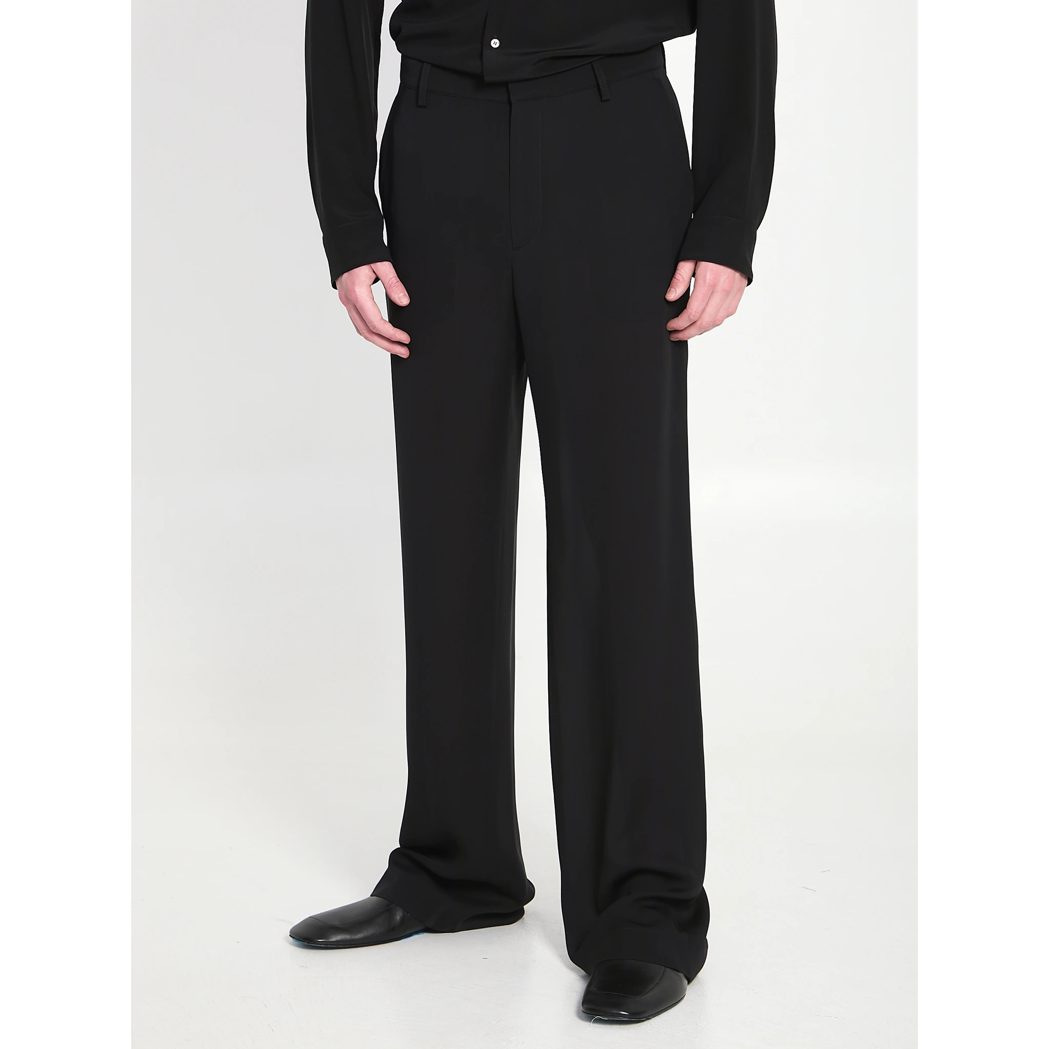 Silk georgette pants