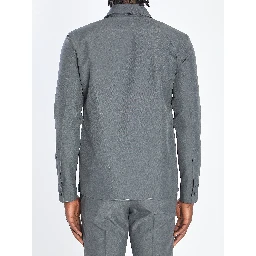 Shirt in technical fabric with Horsebit