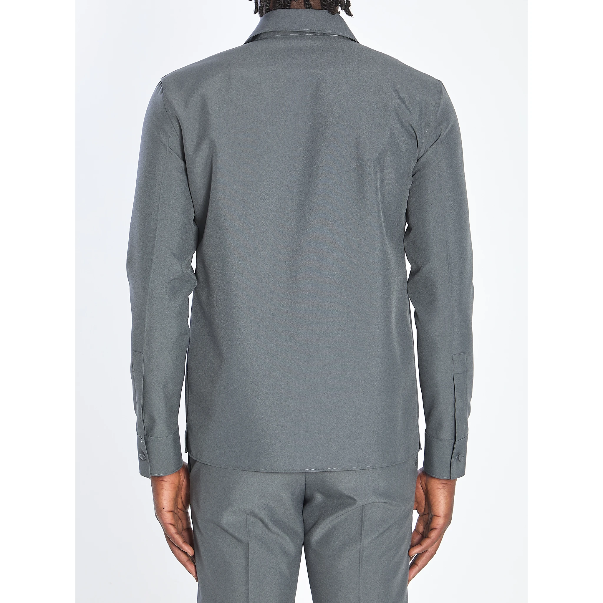 Shirt in technical fabric with Horsebit