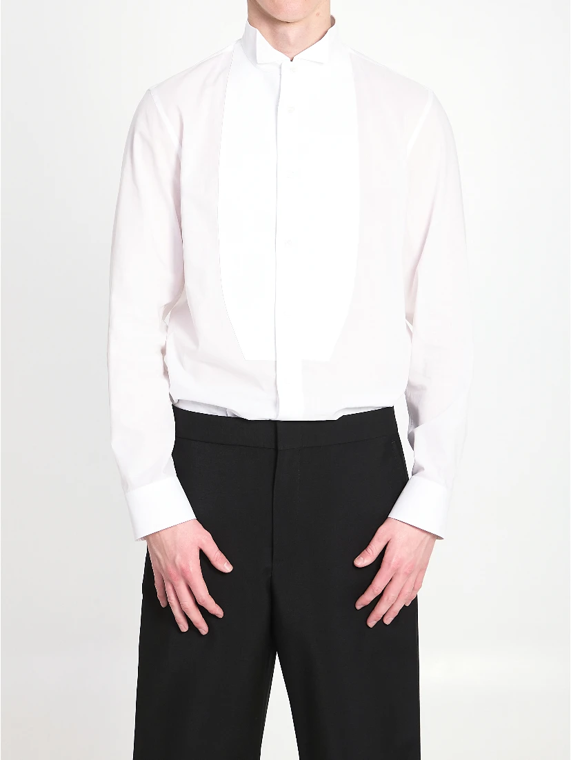 Evening Shirt in cotton chambray