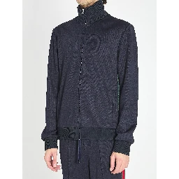 Technical jersey jacket