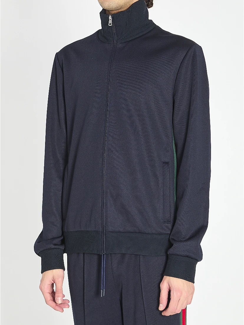 Technical jersey jacket