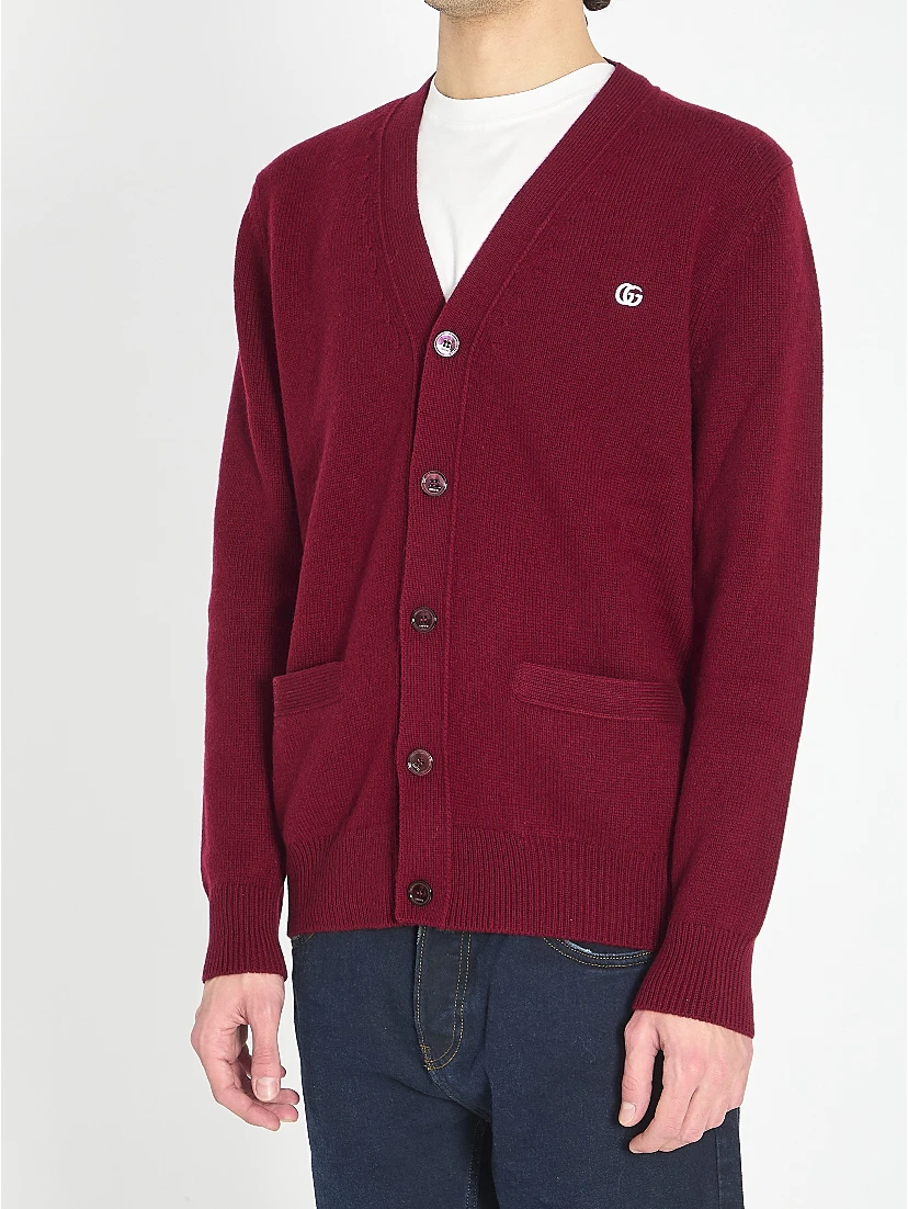 Cardigan in wool and cashmere