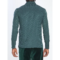 GG silk jacquard shirt