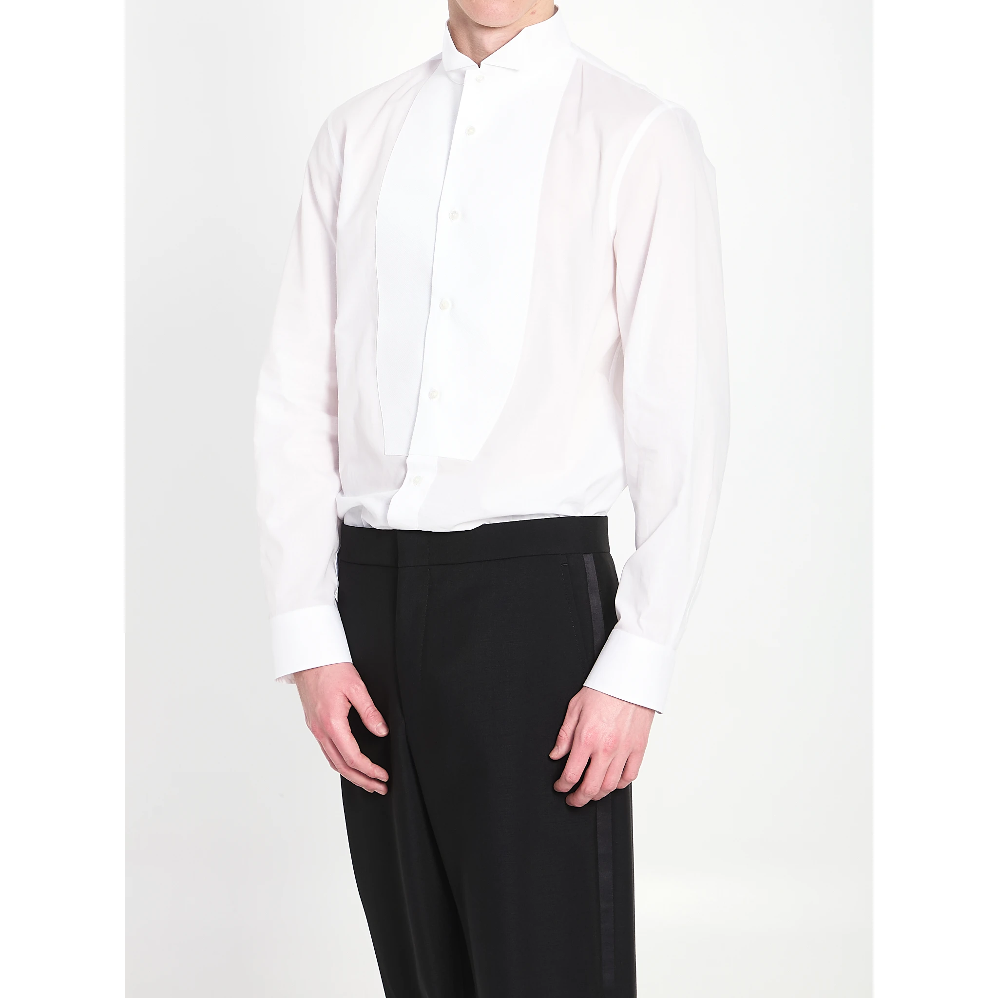 Evening Shirt in cotton chambray