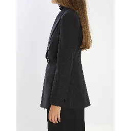 Double-breasted wool jacket
