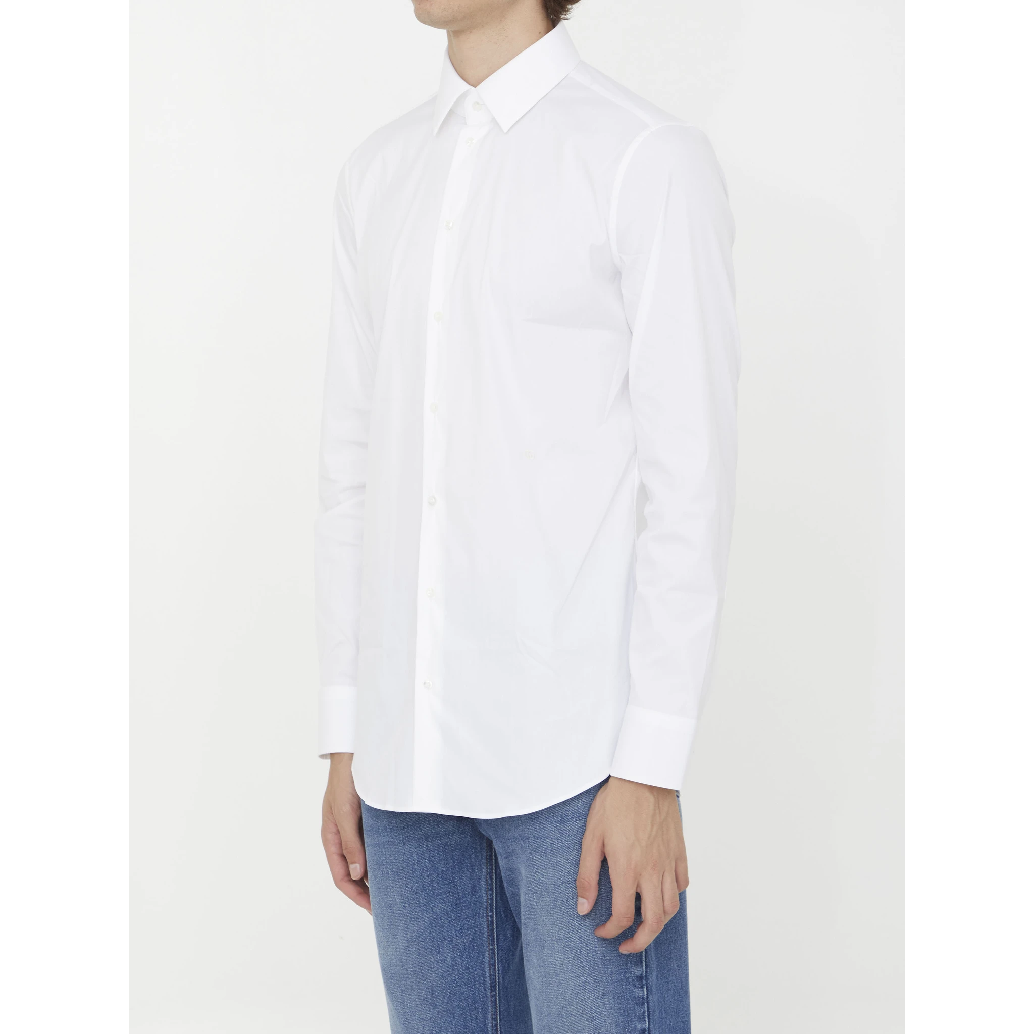 Cotton poplin shirt