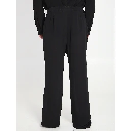 Silk georgette pants