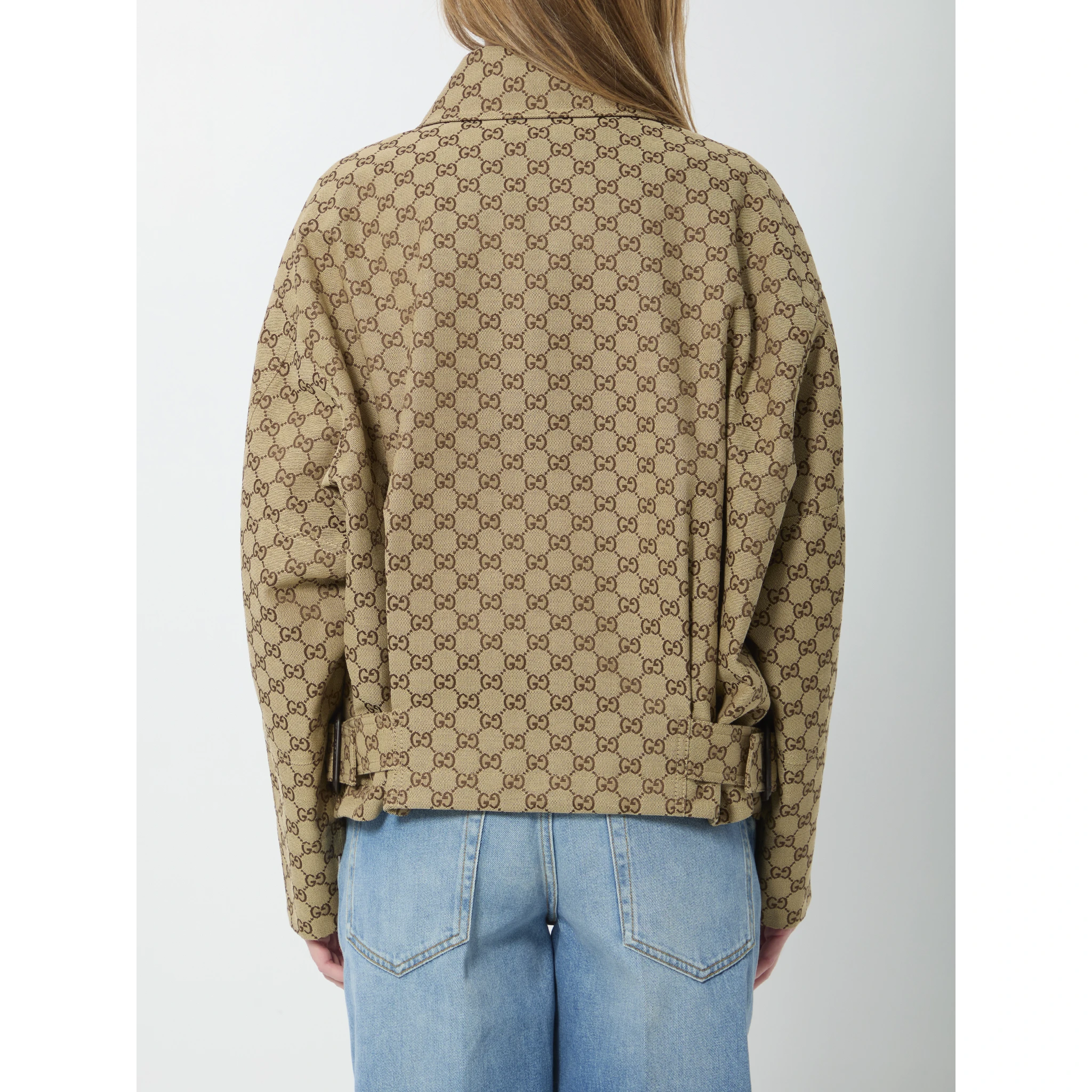 GG fabric bomber jacket