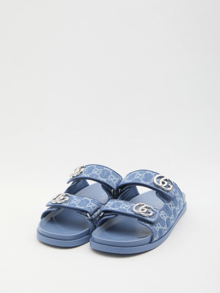 GG denim slide sandals alternative