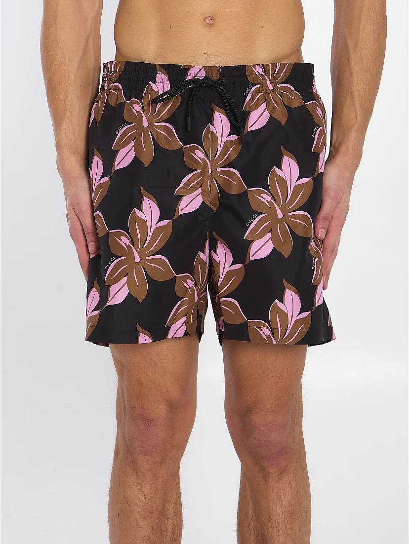 Infinity print swimsuit