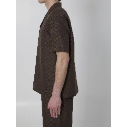 GG fabric bowling shirt