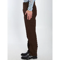 Wool twill trousers