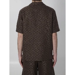 GG fabric bowling shirt