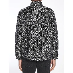 Reversible wool and GG denim shirt