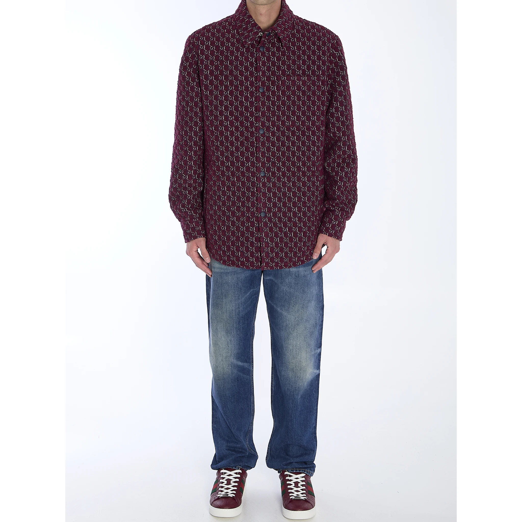 GG bouclé overshirt