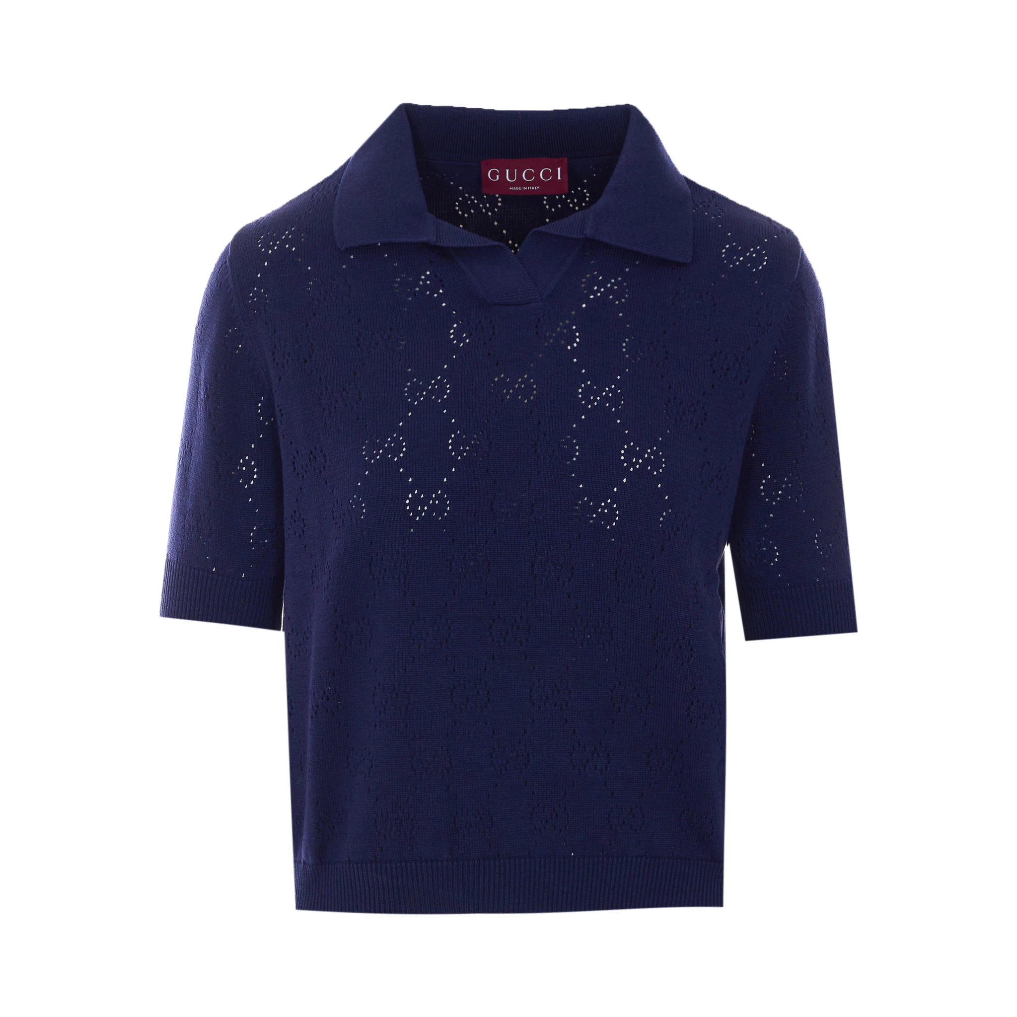 بلوزة غوتشي زرقاء