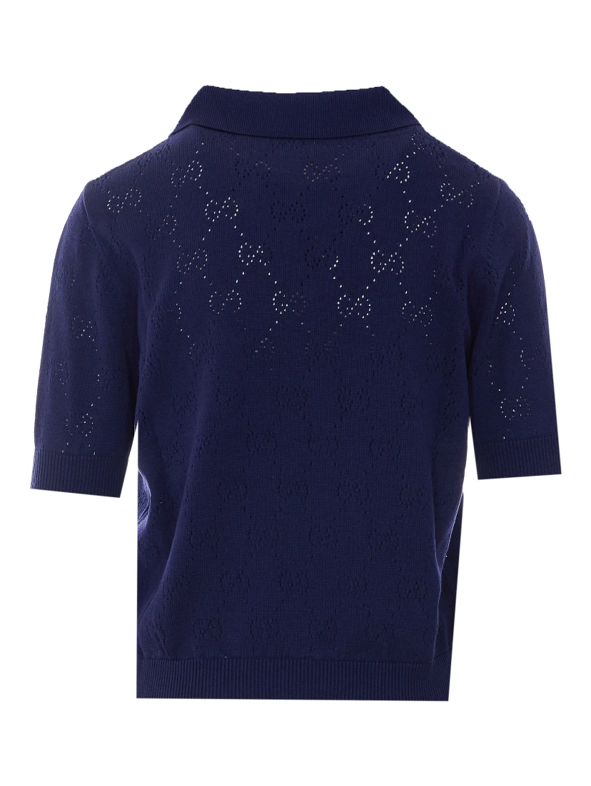 بلوزة غوتشي زرقاء