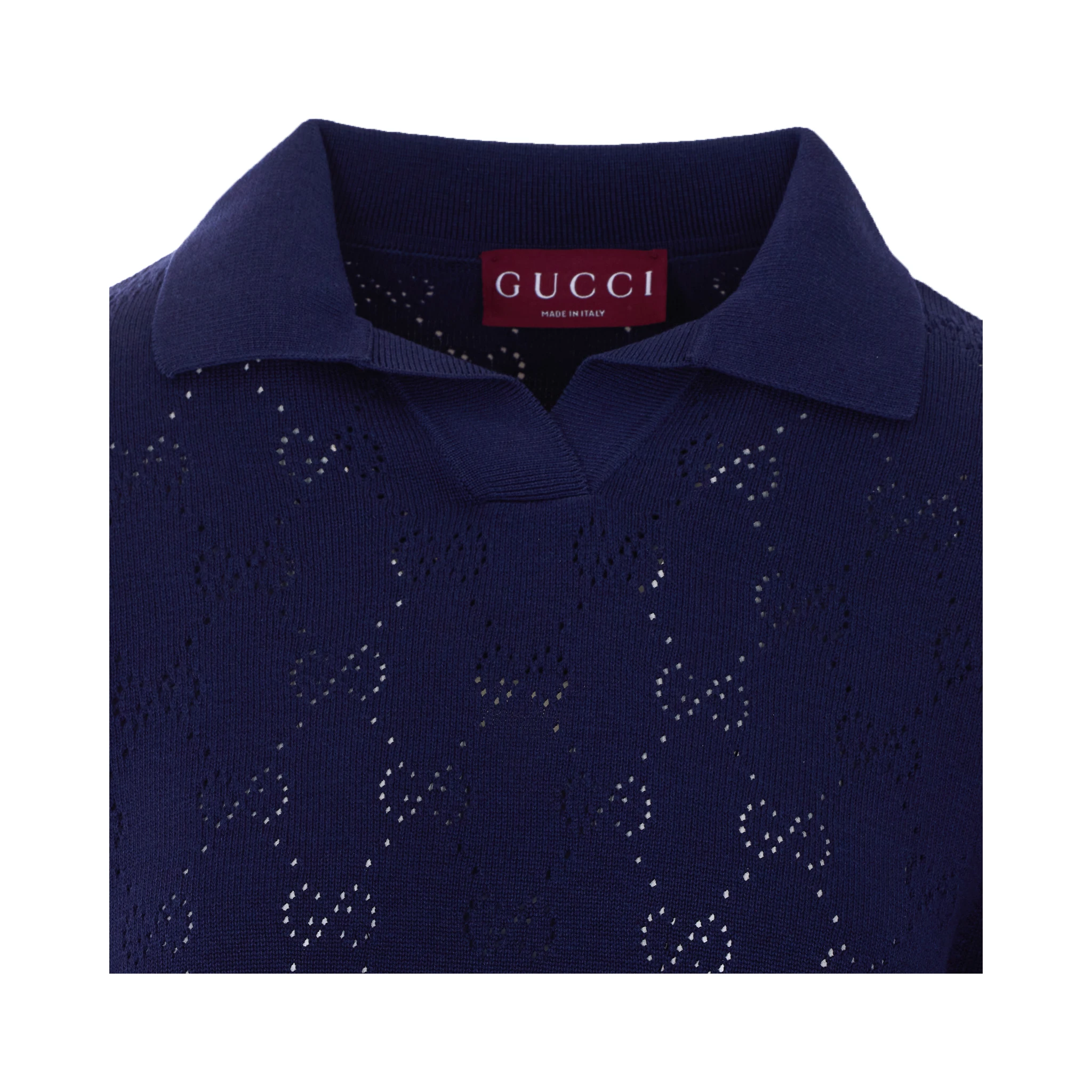 بلوزة غوتشي زرقاء