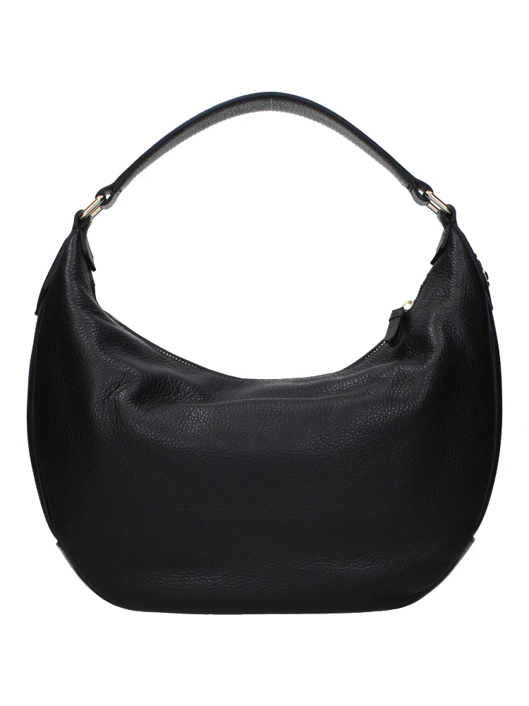 Black Leather Shoulder Bag