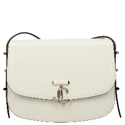 Blue Leather Crossbody Bag