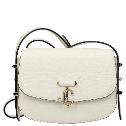 Blue Leather Shoulder Bag