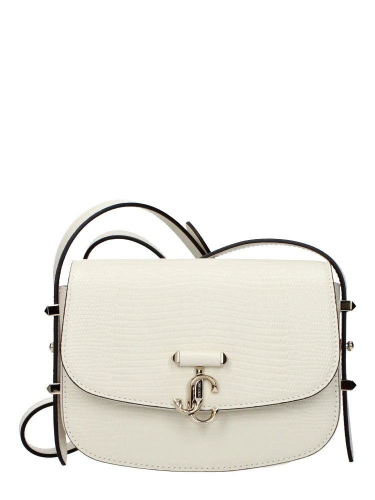 Blue Leather Shoulder Bag