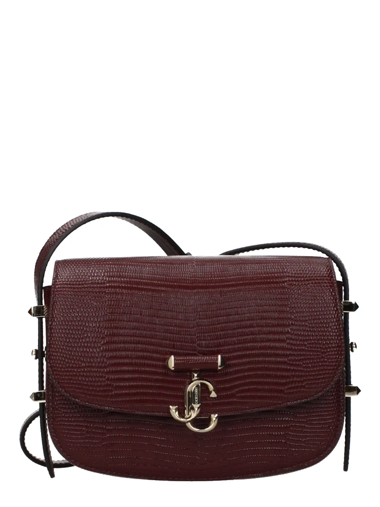Red Leather Shoulder Bag