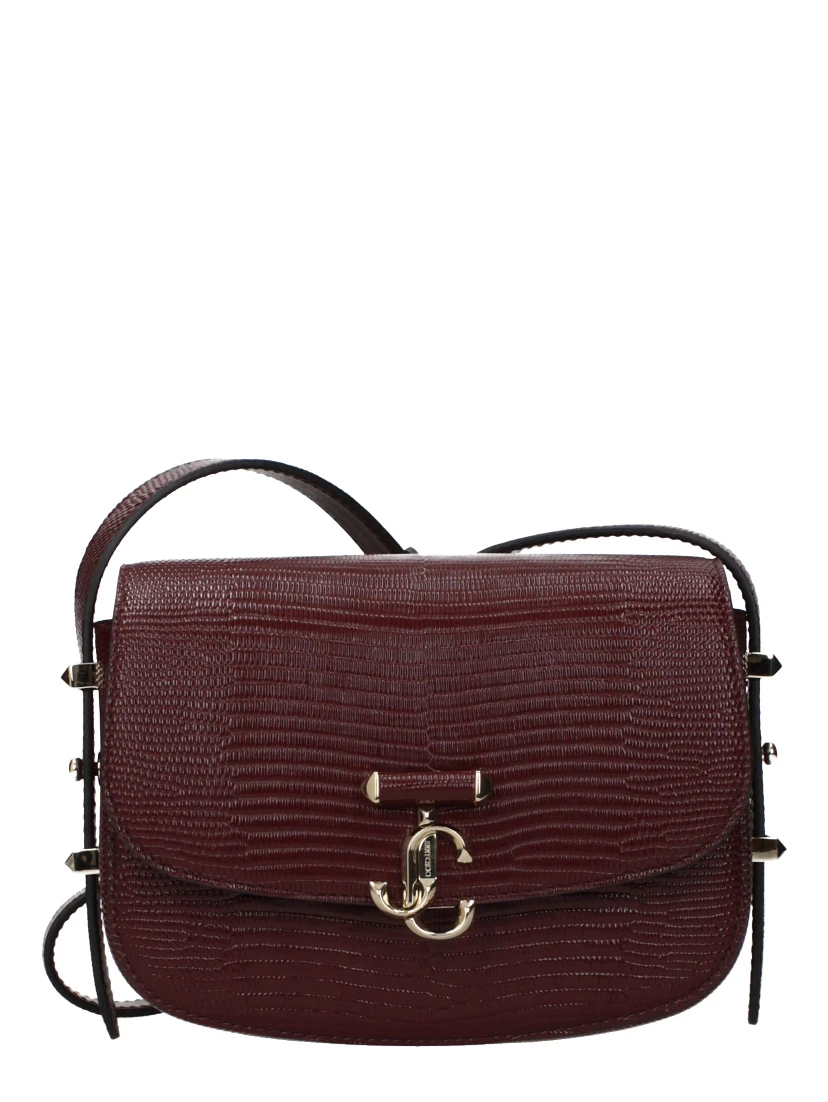 Red Leather Shoulder Bag