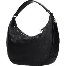 Black Leather Shoulder Bag