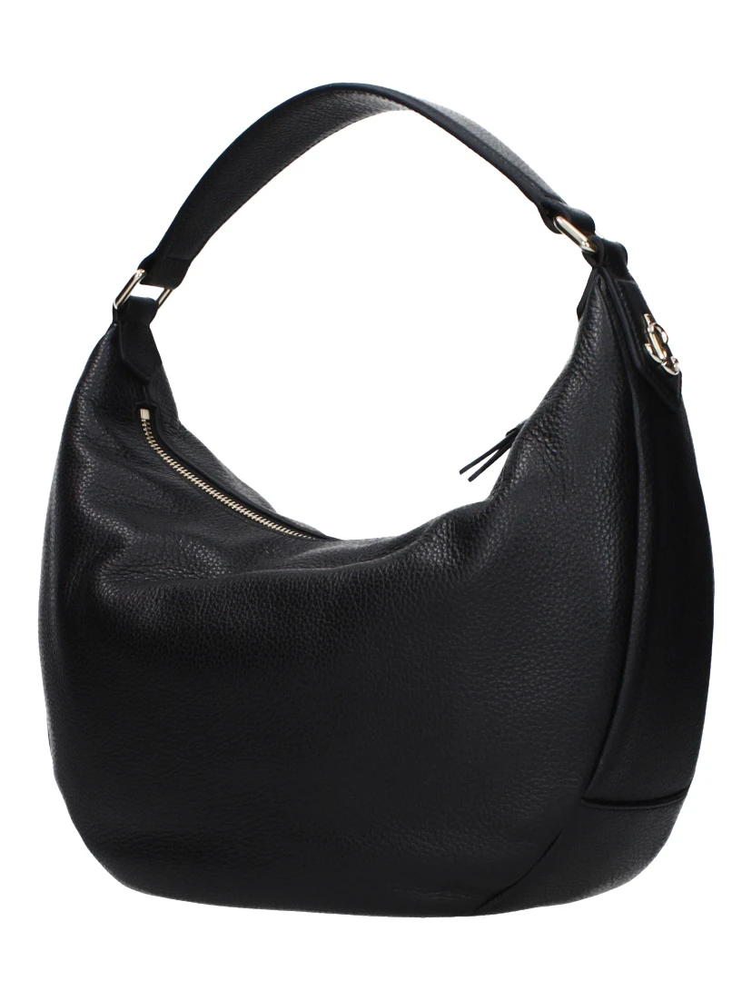 Black Leather Shoulder Bag