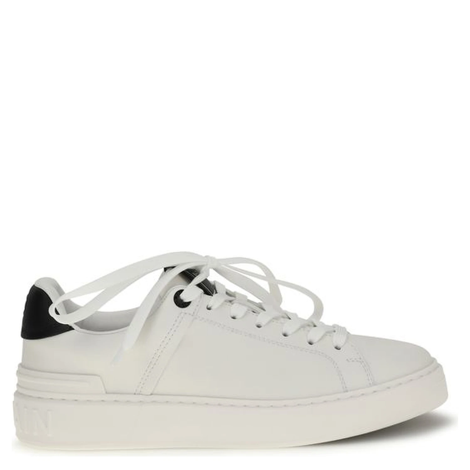 Black Calf Leather Bos Taurus Low Top Sneakers