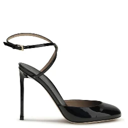 Black Calf Leather Bos Taurus High Heel Pumps