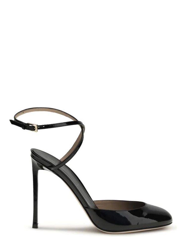 Black Calf Leather Bos Taurus High Heel Pumps