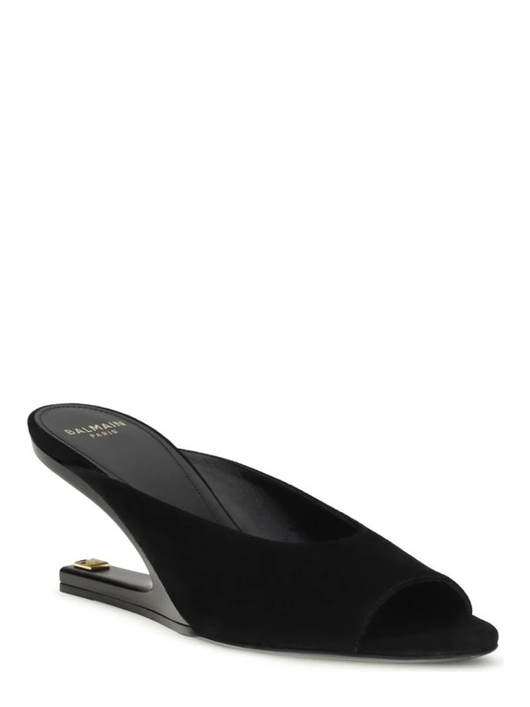 Black Calf Leather Bos Taurus Mules alternative