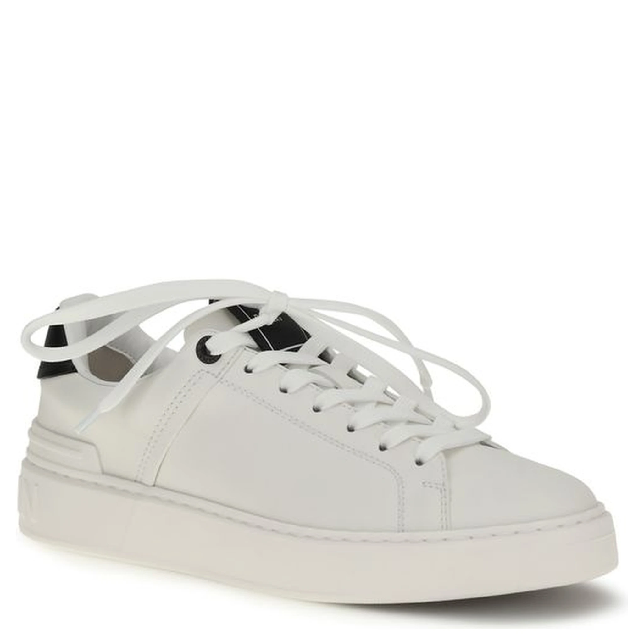 Black Calf Leather Bos Taurus Low Top Sneakers