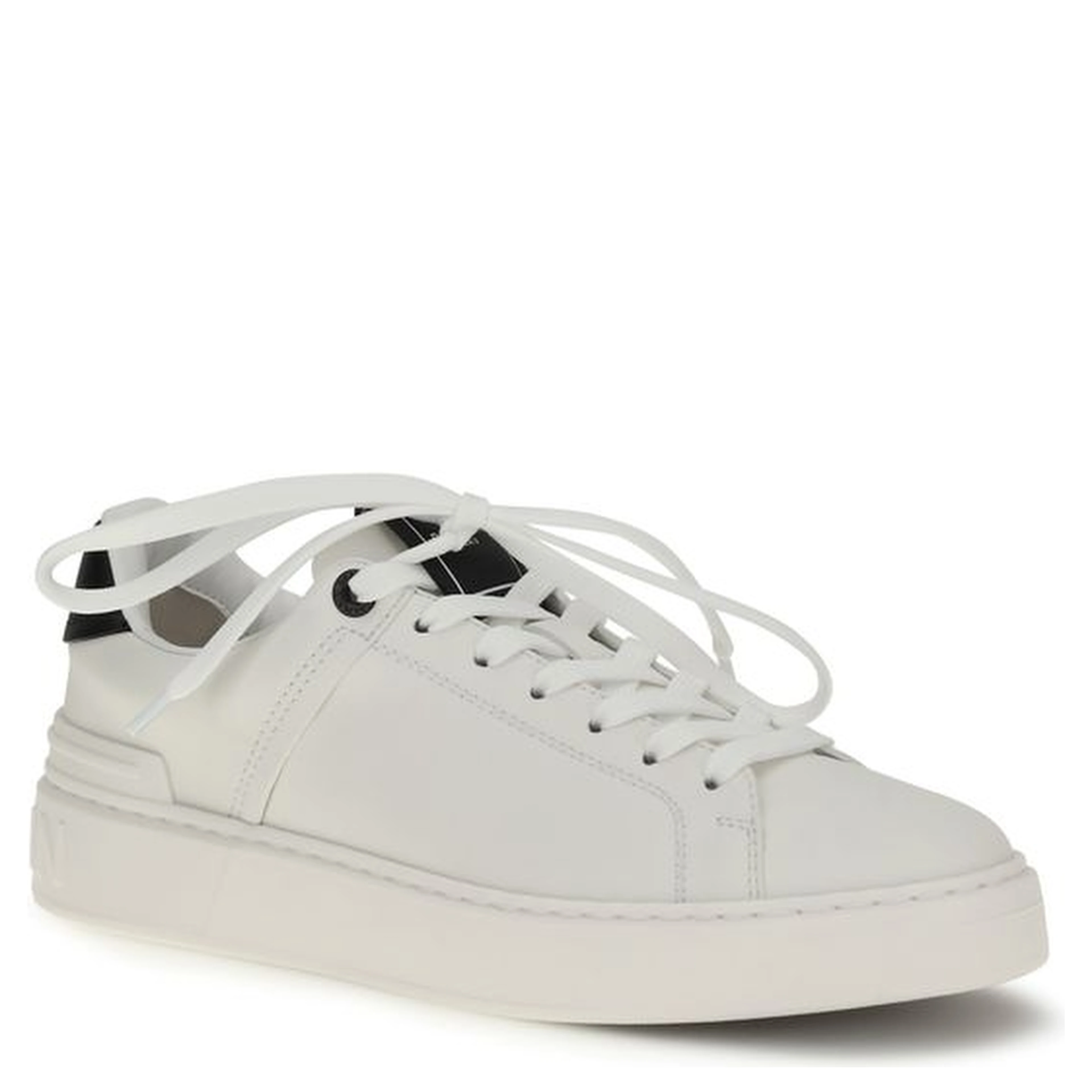 Black Calf Leather Bos Taurus Low Top Sneakers