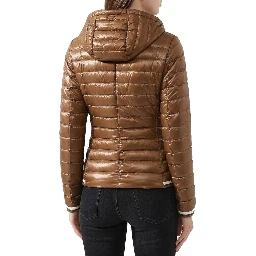 Brown Polyamide Shell Jacket
