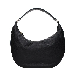 Black Leather Shoulder Bag