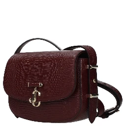 Red Leather Shoulder Bag